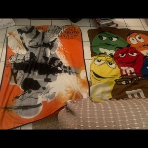 Collectors trow blankets m&m Star Wars